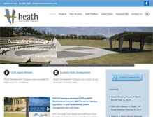 Tablet Screenshot of heathdevelopment.com